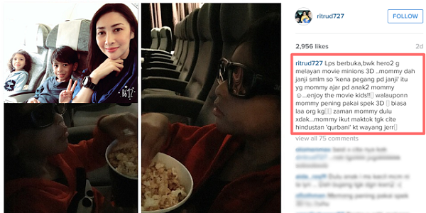 RITA RUDAINI BAWA ANAK TENGOK WAYANG TIME TERAWIH… ‘USTAZ IG’ TERKEDU KOMENNYA DIBALAS..!!!