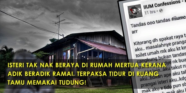 BALIK RAYA DI KAMPUNG..TERPAKSA TIDUR DI RUANG TAMU MEMAKAI TUDUNG!.jpg