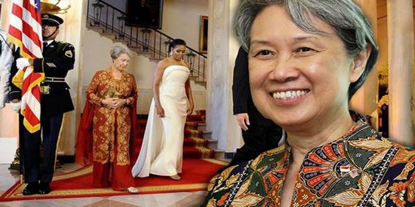 Gambar Isteri PM Singapura Bawa Dompet RM45 ke White House