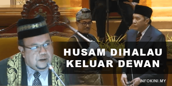 Husam Musa Dihalau Keluar Speaker Dewan Kelantan