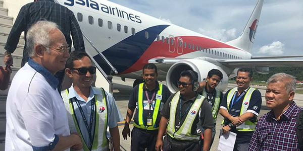 Najib Didakwa Dapat Pengecualian Caj Bagasi Bernilai RM17,000 Daripada MAS