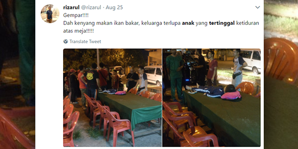 Perut Kenyang Sampai Anak Pun Tertinggal