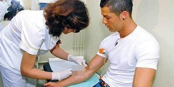 ronaldo derma darah