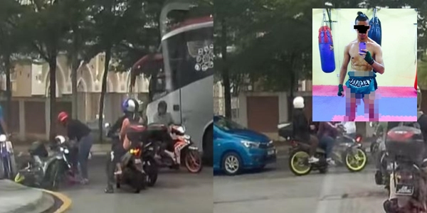 tendang motosikal