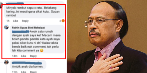 Netizen Kutuk Penampilan Rambut Timbalan DG Kesihatan, Sekali Anaknya Sendiri Masuk Komen