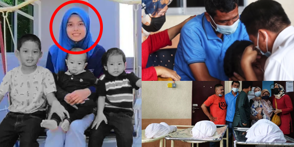 Masih Tak Sedar & Tak Tahu Apa.. Ibu Kệmạtian 3 Anak Kini Terpaksa ‘Ditidurkan’…