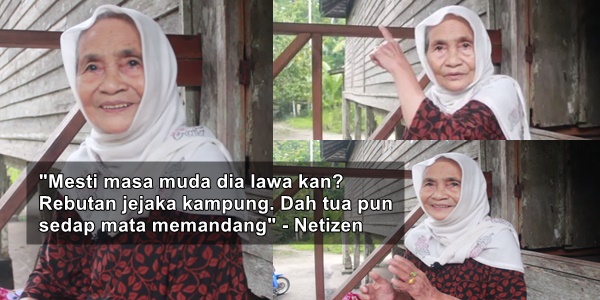 Sopan Sangat. Nenek 90 tahun bercakap dengan dialek istimewa. Tetapi lain pula yang dipuji orang