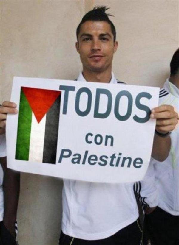 ronaldo free palestine