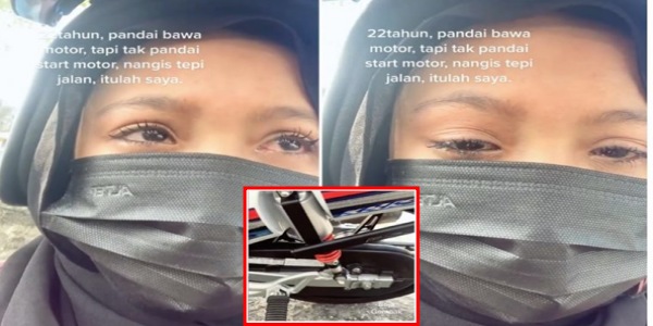 Gadis Tersadai Menangis Di Tepi Jalan, Di Sangka Motor Rosak, Rupa-Rupanya..