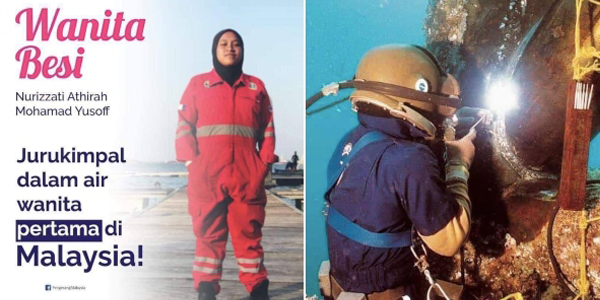 “Ingat Senang Ke Jahit Besi Dalam Air” – Wanita Besi Pertama Malaysia