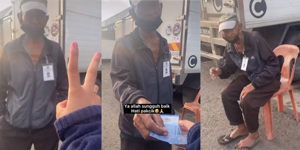 Motor Habis Minyak, Gadis Cuba Pinjam RM2 Dari Pakcik ni, Dia Terus Bagi Dan Cakap Itu Saja Duit Yang Ada