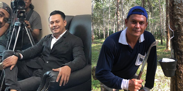 Sedar Diri Tak Femes, Pelakon Lan Siro Kini Menoreh Getah, Kerja Kampung Demi Kelangsungan Hidup