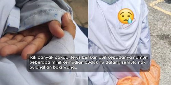 Tengah Tunggu Anak Tiba-tiba Budak Perempuan Ni Minta Duit RM1 Untuk Beli Air. Sedih Bila Tahu Ibunya Sudah Tiada