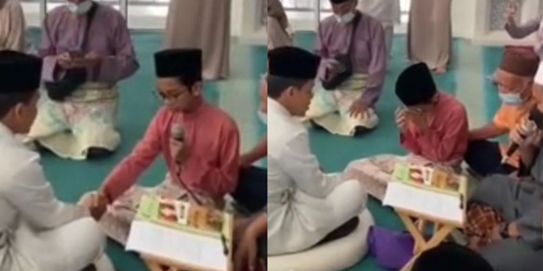Baru 14 Tahun Dah Jadi Wali Nikahkan Kakak. Menangis Berjurai Air Matanya